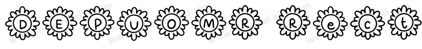 DEPUOMR Rectangle字体转换
